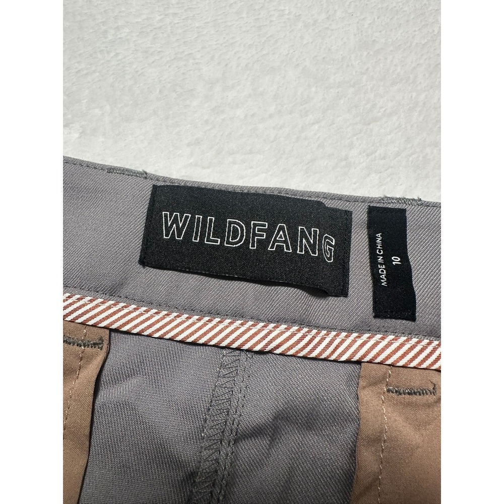 Wildfang The Empower Trouser Womens 10 Grey Excellent Slim Straight Stretch Pant - Picture 4 of 8